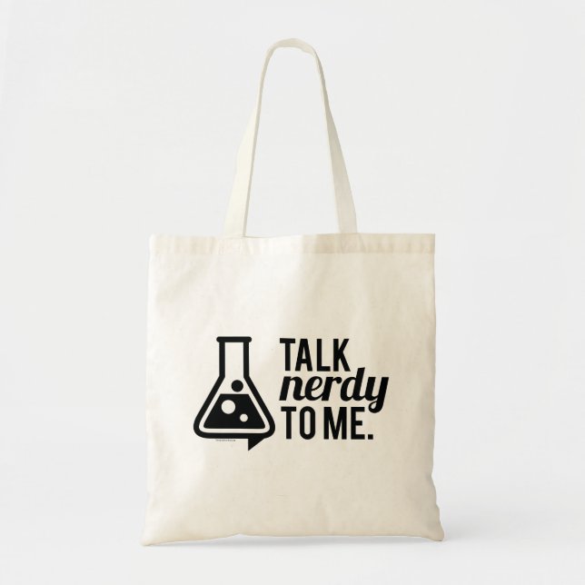Bolso De Tela Charla Nerdy (Frente)