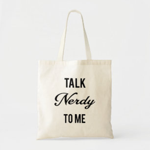 Bolso De Tela Charla Nerdy a mí