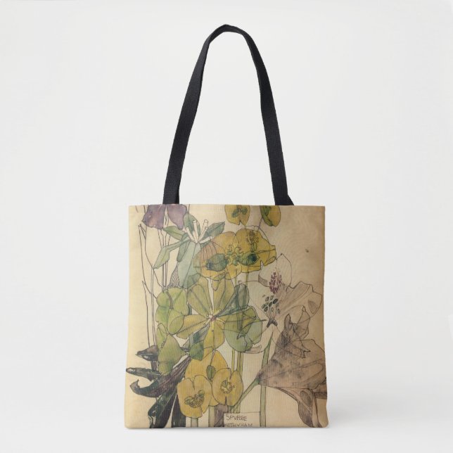 Bolso De Tela Charles Rennie MackMacintosh - Spurge With Yham 19 (Anverso)