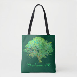 Bolso De Tela Charleston, Carolina del Sur Majestic Oak Tree