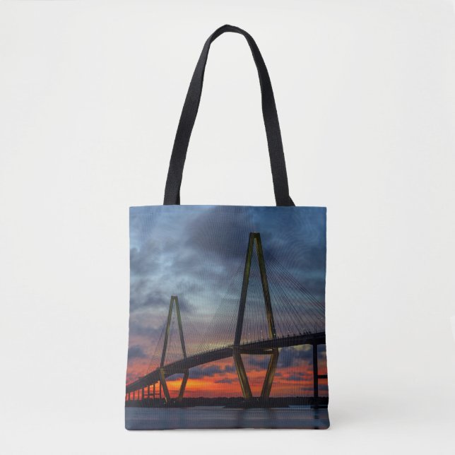 Bolso De Tela Charleston Fire Like Sunset (Anverso)