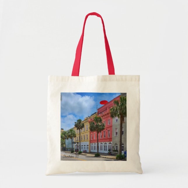Bolso De Tela Charleston, SC Tote Bag (Frente)
