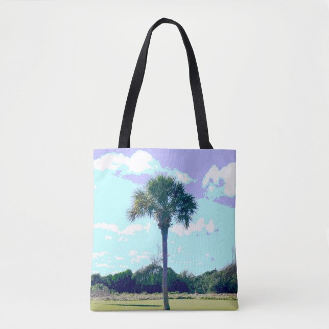 Bolso De Tela Charleton Palm Bag (Anverso)