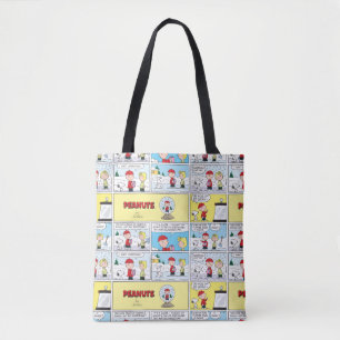 Bolso De Tela Charlie Brown Bola de cristal con nieve