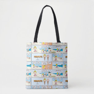 Bolso De Tela Charlie Brown Y Helados De Sally En La Playa