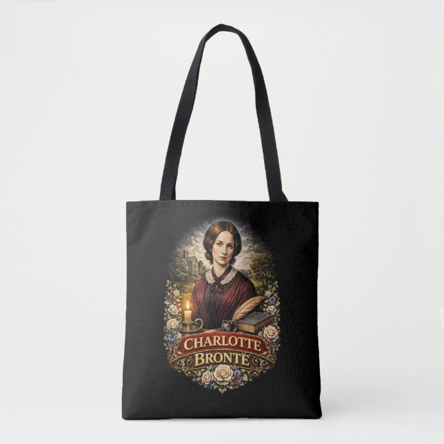 Bolso De Tela Charlotte Bronte (Anverso)