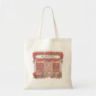 Bolso De Tela Charming Bookstore Totebag