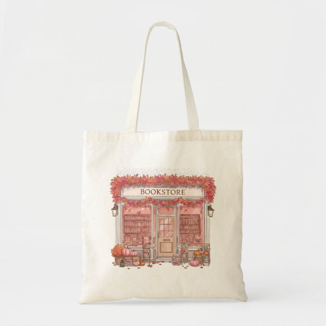 Bolso De Tela Charming Bookstore Totebag (Frente)