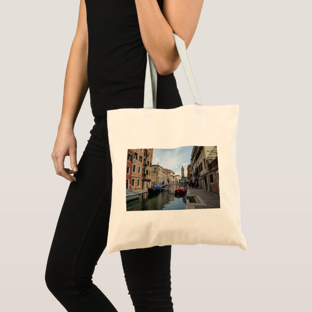 Bolso De Tela Charming Cannaregio Canal Venice Italy (Anverso (producto))