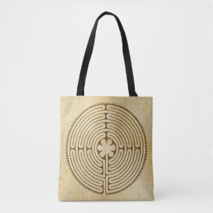 Bolso De Tela Chartres Labyrinth estilo antiguo 1 + sus ideas