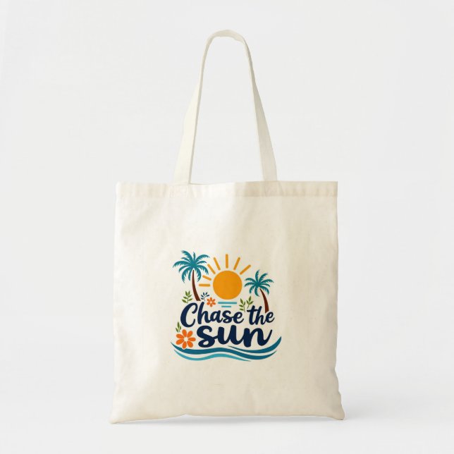 Bolso De Tela Chase the Sun Tote Bag (Frente)