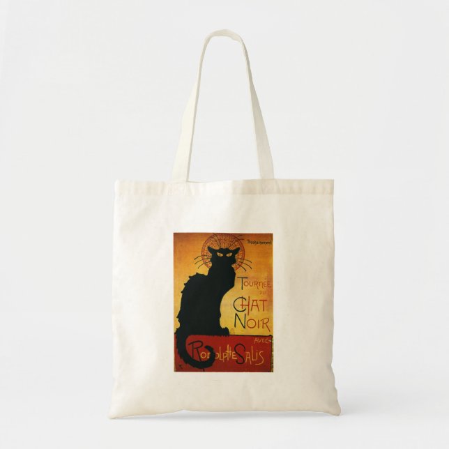 Bolso De Tela Chat Noir - Gato negro (Frente)