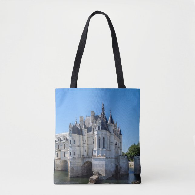 Bolso De Tela Chateau de Chenonceau, en el valle del Loira, Fran (Anverso)
