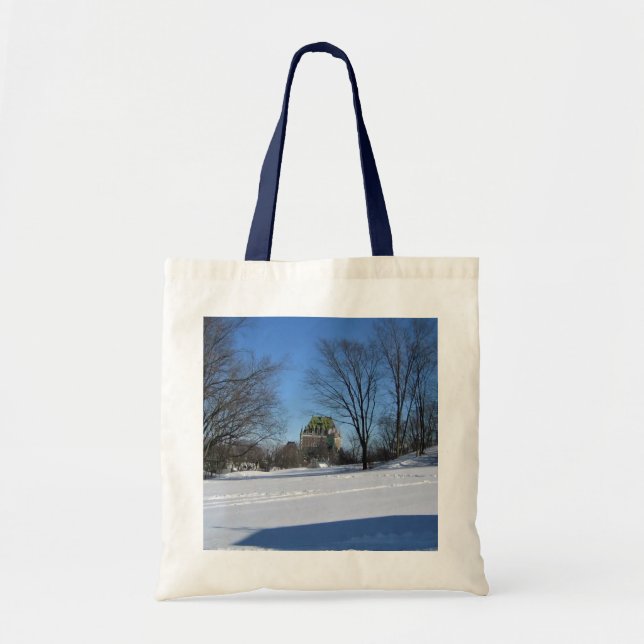 Bolso De Tela Chateau Frontenac, Quebec, Canadá (Frente)