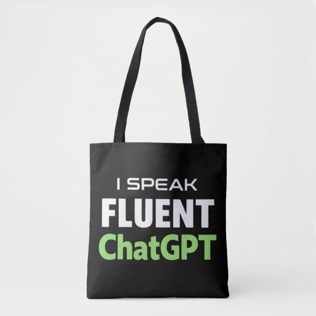 Bolso De Tela ChatGPT Divertido (Anverso)