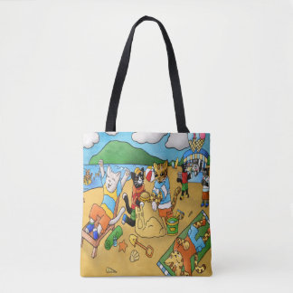 Bolso De Tela Chats de playa de verano