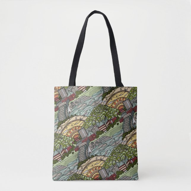 Bolso De Tela Chattanooga caprichosa (Anverso)