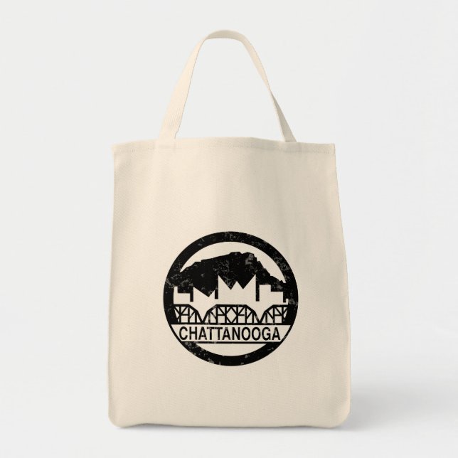 Bolso De Tela Chattanooga Tennessee (Frente)