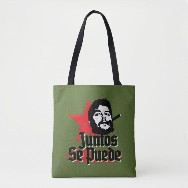Bolso De Tela Che Guevara Cita Revolucionaria Juntos Se Puede (Anverso)