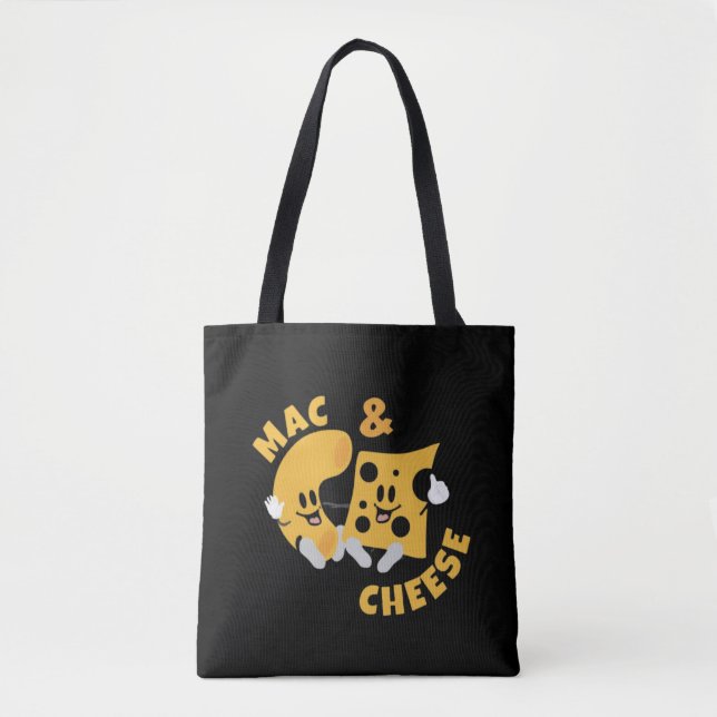 Bolso De Tela Cheese Mac & Cheese Funny Gift Idea (Anverso)