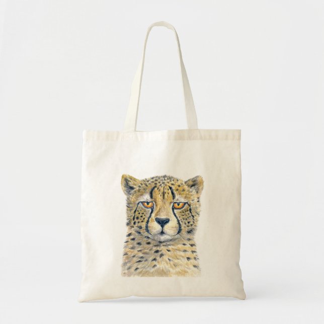Bolso De Tela Cheetah (Frente)