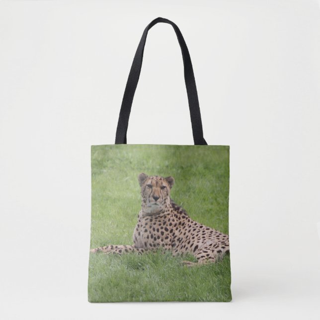 Bolso De Tela Cheetah Tote Bag (Anverso)