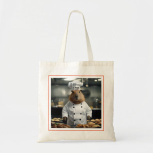 Bolso De Tela "Chef Capy: el pastelero Capybara Extraordinair