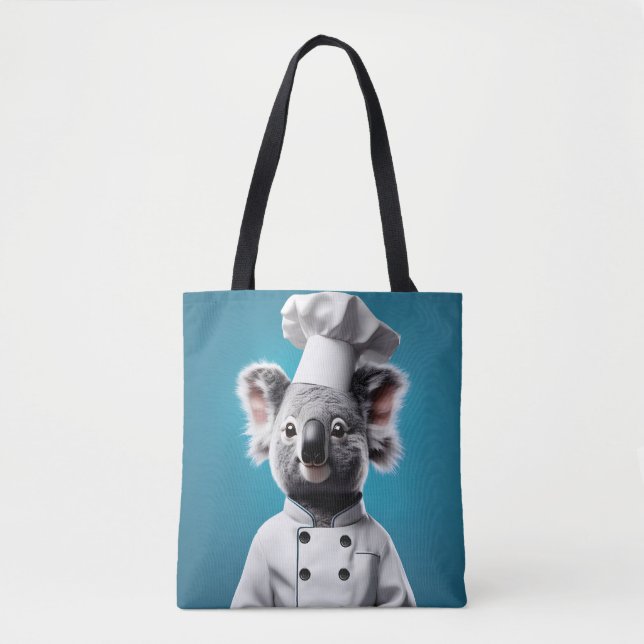 Bolso De Tela Chef Koala (Anverso)