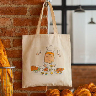 Bolso De Tela Chef Trabajando