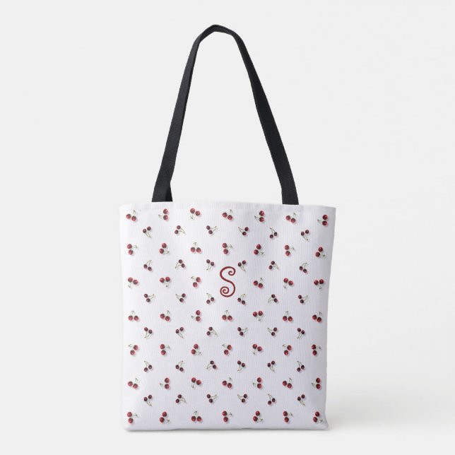 Bolso De Tela Cherries Tote Bag (Reverso)