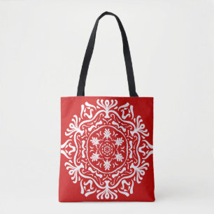 Bolso De Tela Cherry Mandala