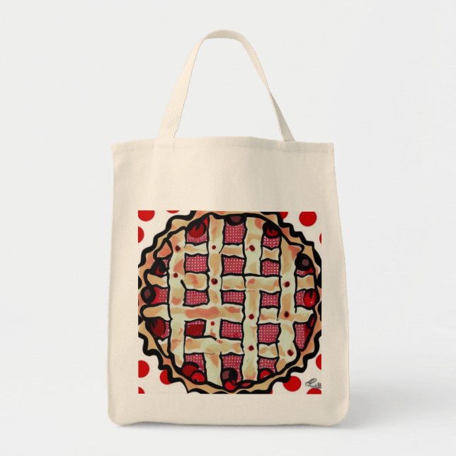 Bolso De Tela Cherry Pie (Frente)