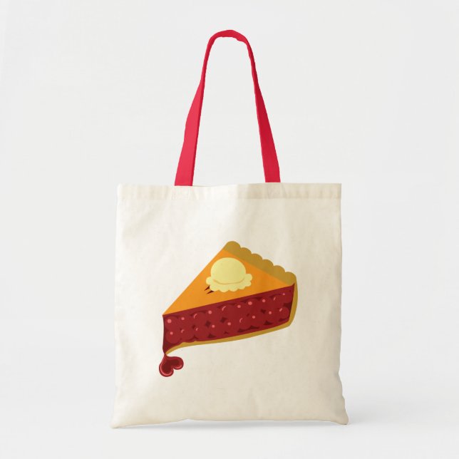 Bolso De Tela Cherry Pie Heart (Frente)