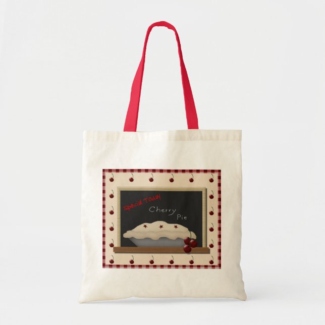 Bolso De Tela Cherry Pie Tote Bag (Frente)