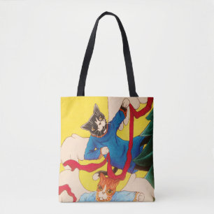 Bolso De Tela Cherub Cats