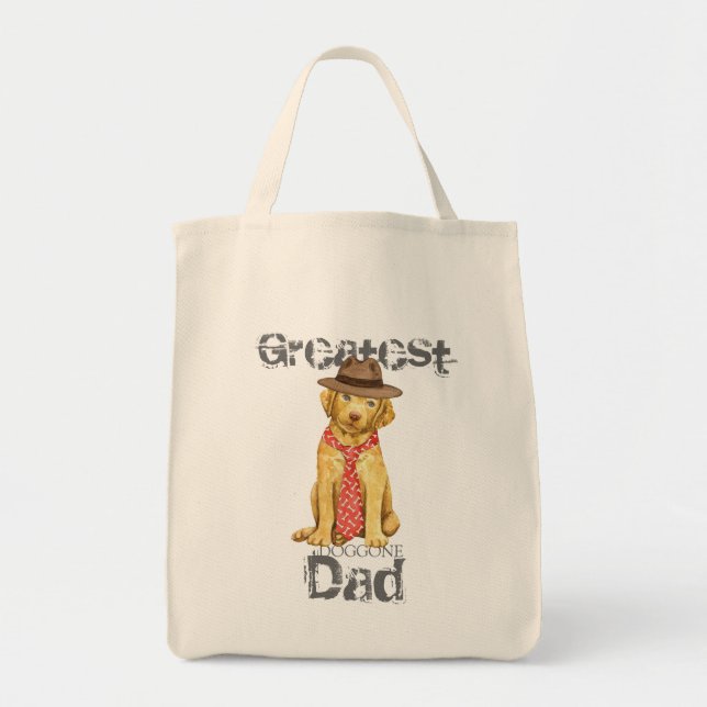 Bolso De Tela Chesapeake Bay Retriever Dad (Frente)