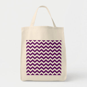Bolso De Tela Chevron de Safari Violeta Africana