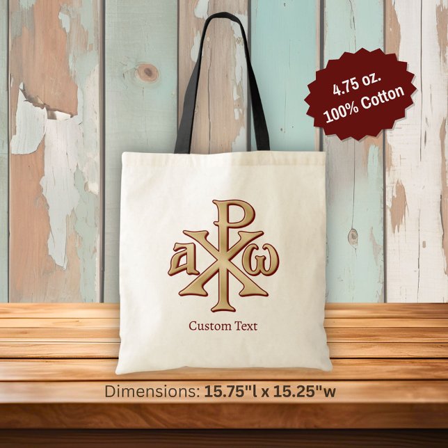 Bolso De Tela Chi Rho Christogram (Subido por el creador)