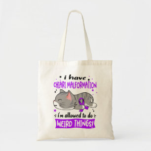 Bolso De Tela Chiari Malformation Awareness Month Ribbon Gifts