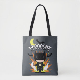 Bolso De Tela Chibi Batman Batcycle