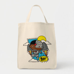 Bolso De Tela ¡Chibi Cyborg Blast!