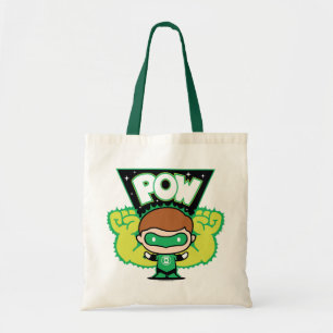 Bolso De Tela Chibi Green Lantern Formando puños gigantes