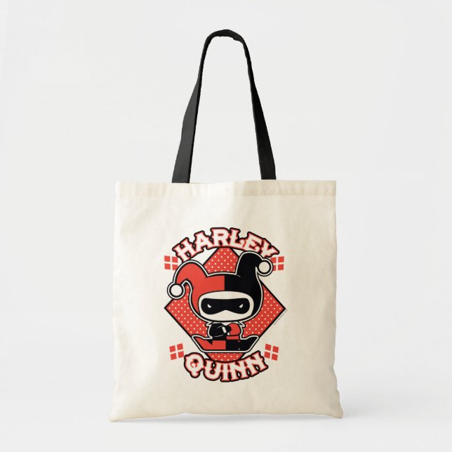 Bolso De Tela Chibi Harley Quinn Splits (Frente)