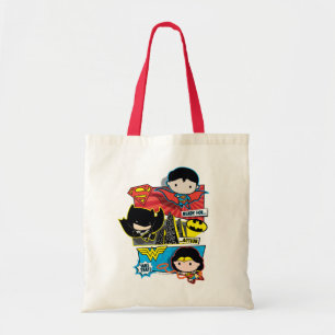 Bolso De Tela ¡Chibi Heroes Preparado Para La Acción!