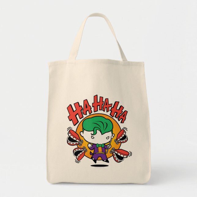 Bolso De Tela Chibi Joker Con Toy Teeth (Frente)
