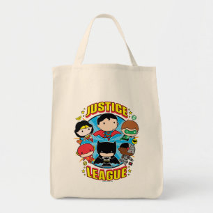 Bolso De Tela Chibi Justice League Group