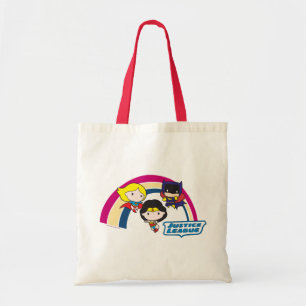 Bolso De Tela Chibi Justice League Rainbow