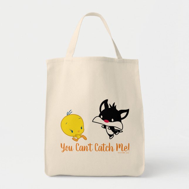 Bolso De Tela Chibi SYLVESTER™ Chasing TWEETY™ (Frente)