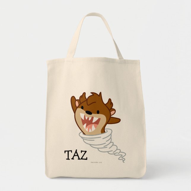 Bolso De Tela Chibi Tornado TAZ™ (Frente)