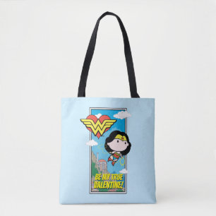 Bolso De Tela Chibi Wonder Woman - Dime La Verdad Valentine